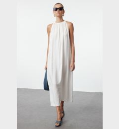 Снимка на Trendyol Ecru Shift Modal Content Maxi Woven Dress