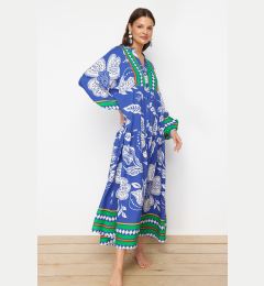 Снимка на Trendyol Floral Maxi Woven Beach Dress