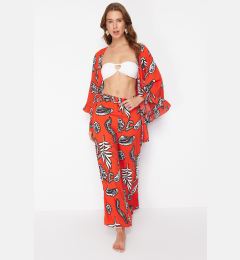 Снимка на Trendyol Floral Patterned Woven Trousers