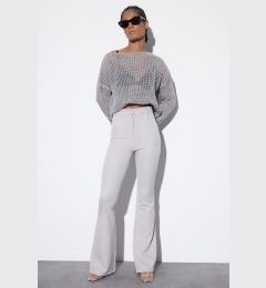 Снимка на Trendyol Gray Flare Woven Trousers