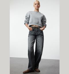 Снимка на Trendyol Gray More Sustainable Normal Waist Skater Jeans