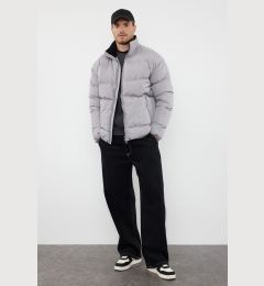 Снимка на Trendyol Gray Oversize Ribstop Puffer Jacket