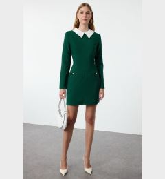 Снимка на Trendyol Green Collar Detailed Woven Dress