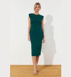 Снимка на Trendyol Green Fitted Midi Pencil Skirt Woven Dress