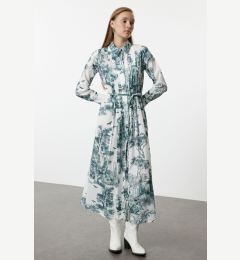 Снимка на Trendyol Green Woven Patterned Dress