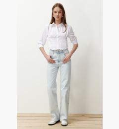 Снимка на Trendyol Ice Blue High Waist Wide Leg Jeans