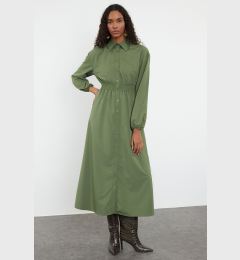 Снимка на Trendyol Khaki Elastic Waist Woven Dress