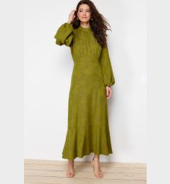 Снимка на Trendyol Khaki Jacquard Floral Woven Dress