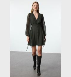 Снимка на Trendyol Khaki Plain Woven Dress