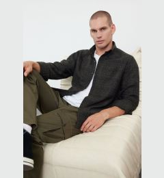 Снимка на Trendyol Khaki Regular Fit Textured Winter Flannel Shirt