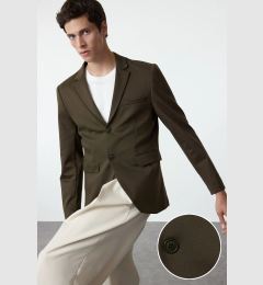 Снимка на Trendyol Khaki Slim Fit Knitted Flexible Fabric Blazer Jacket