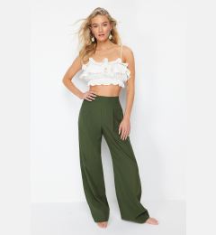 Снимка на Trendyol Khaki Woven 100% Cotton Trousers