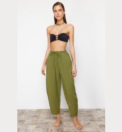 Снимка на Trendyol Khaki Woven Muslin 100% Cotton Trousers