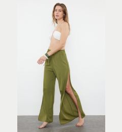 Снимка на Trendyol Khaki Woven Slit Trousers