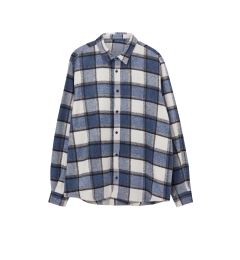 Снимка на Trendyol Large Size Navy Blue Winter Checkered Lumberjack Shirt