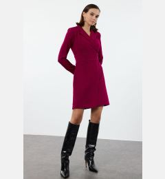 Снимка на Trendyol Light Purple Double Breasted Mini Woven Dress