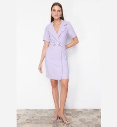 Снимка на Trendyol Lilac Belted A-line Mini Woven Jacket Dress