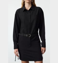 Снимка на Trendyol Limited Edition Black Belted Mini Woven Dress