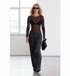 Снимка на Trendyol Limited Edition Black Wide Leg Woven Trousers