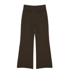 Снимка на Trendyol Limited Edition Dark Khaki Pocket Flare Woven Trousers