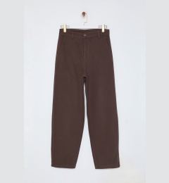 Снимка на Trendyol Limited Edition Khaki Unisex Balloon Fit Woven Gabardine Cotton Trousers