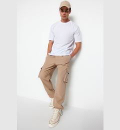 Снимка на Trendyol Mink Jogger Fit Pocket Technical Fabric Trousers