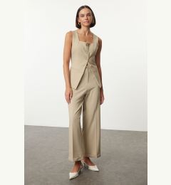 Снимка на Trendyol Mink Wide Leg Double Leg Woven Fabric Trousers