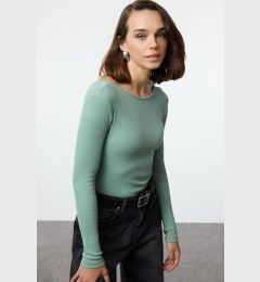 Снимка на Trendyol Mint Backless Fitted Flexible Knitted Blouse