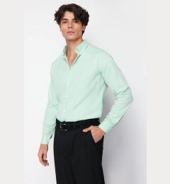 Снимка на Trendyol Mint Slim Fit Easy Iron Smart Shirt