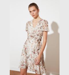 Снимка на Trendyol Multi Color Belted Woven Dress