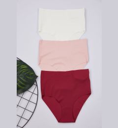 Снимка на Trendyol Multi-Colored 3-Pack Micro Seamless/Non-Trace Hipster Knitted Panties