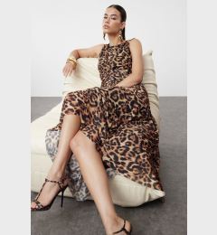 Снимка на Trendyol Multicolored A-Line Leopard Patterned Tulle Elegant Evening Dress