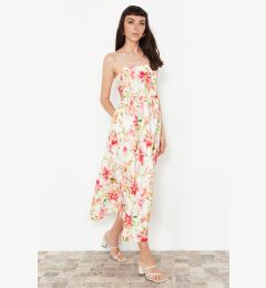 Снимка на Trendyol Multicolored Floral Patterned A-Cut Square Collar Woven Dress