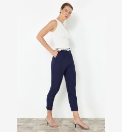 Снимка на Trendyol Navy Blue Carrot Woven Trousers