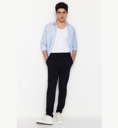 Снимка на Trendyol Navy Blue Regular Fit Gabardine Trousers