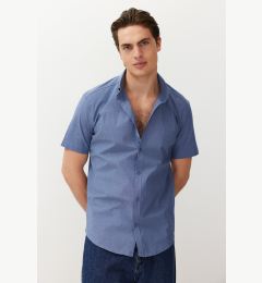 Снимка на Trendyol Navy Blue Slim Fit Short Sleeve Shirt