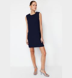 Снимка на Trendyol Navy Blue Straight Cut Sleeveless Mini Woven Dress