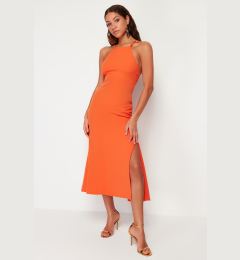 Снимка на Trendyol Orange Woven Back-Tied Woven Dress