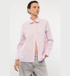 Снимка на Trendyol Pink Striped Baby Collar Woven Shirt