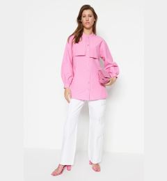 Снимка на Trendyol Pink Woven Cotton Shirt