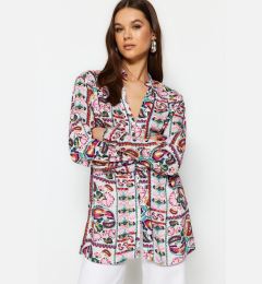 Снимка на Trendyol Pink Woven Printed Shirt