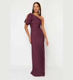 Снимка на Trendyol Plum A-Cut Woven Elegant Evening & Graduation Dress