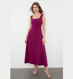 Снимка на Trendyol Plum A-Line Woven Elegant Evening Dress