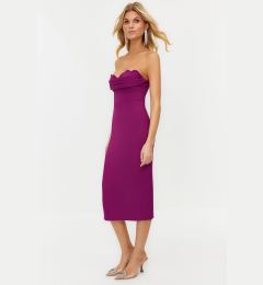 Снимка на Trendyol Plum Fitted Woven Dress