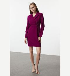 Снимка на Trendyol Plum Jacket Collar Mini Woven Dress