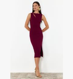 Снимка на Trendyol Plum Window/Cut Out Detailed Woven Dress