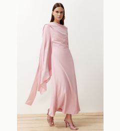 Снимка на Trendyol Powder Shawl Detailed Evening Dress