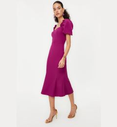 Снимка на Trendyol Purple Collar Detailed Woven Elegant Evening Dress