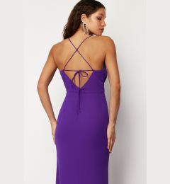 Снимка на Trendyol Purple Evening Dress With Piping Detailed Back