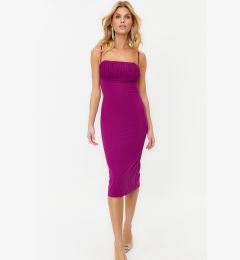 Снимка на Trendyol Purple Fitted Lined Woven Evening Dress